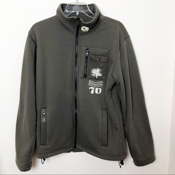 Quiksilver Other - QUICKSILVER MENS ZIP SWEATSHIRT S